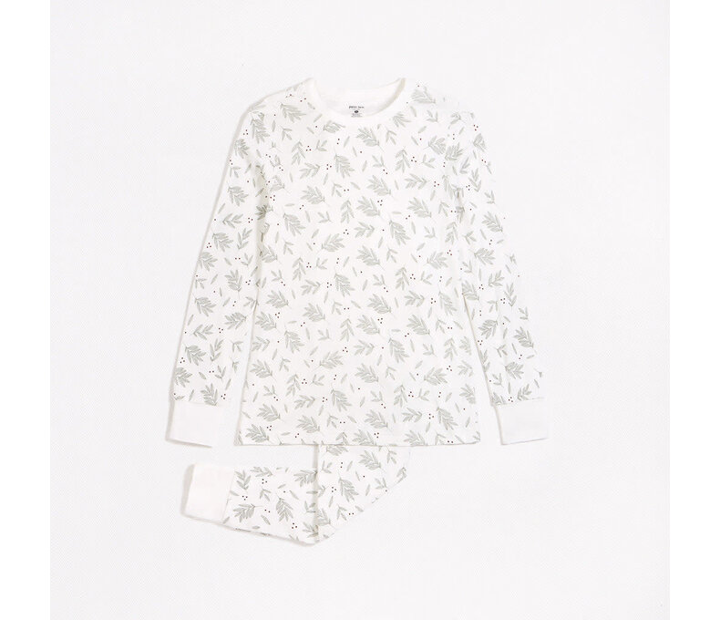 Laurel Leaves Print Womens PJ Set