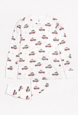 Petit Lem Festive Cars Print Womens PJ Set