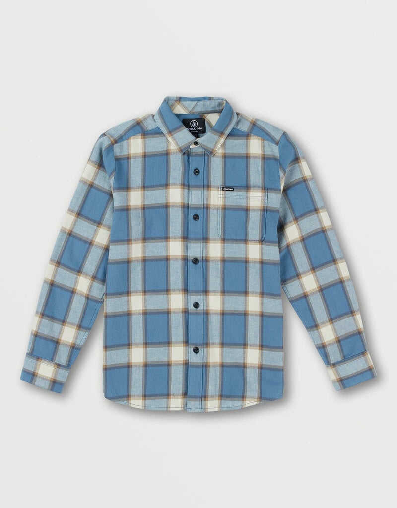 VOLCOM Big Boys Caden Plaid Flannel Shirt