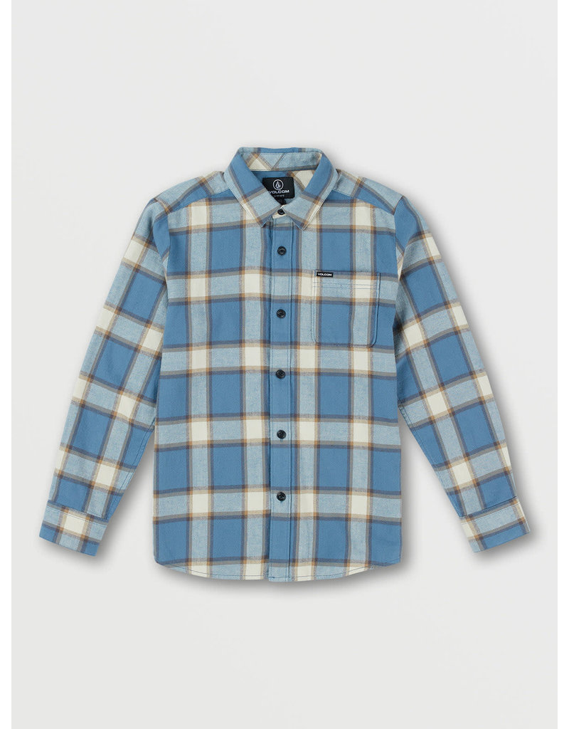 Volcom Big Boys Caden Plaid Flannel Shirt - The Circle & The Circle Kids