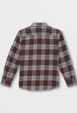 VOLCOM Big Boys Caden Plaid Flannel Shirt