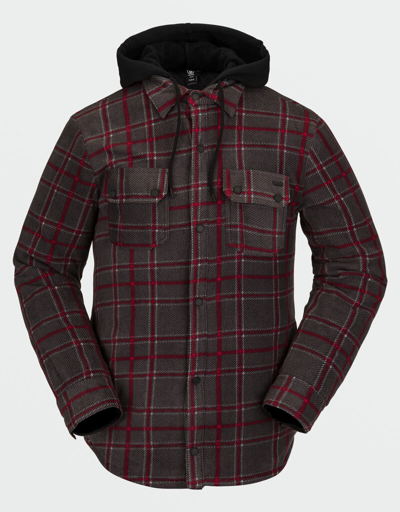 VOLCOM Mens Field Insulated Flannel Jacket