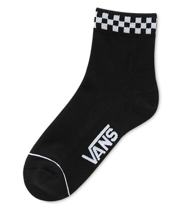Girls Peek-A-Check Crew Socks