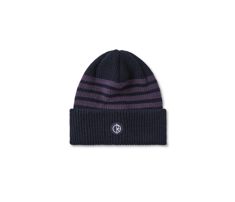 Stripe Merino Beanie