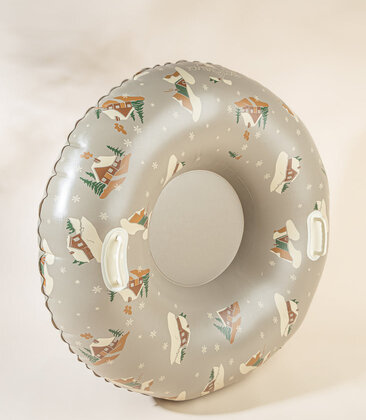 Inflatable snow tube