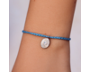 Sun Ray Silver Bracelet Sky Blue