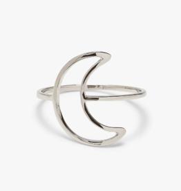 Pura Vida Bracelets Oversized Crescent Ring - Silver 8