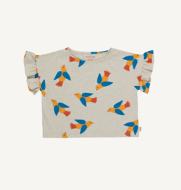 Tiny Cottons Birds Frills Tee