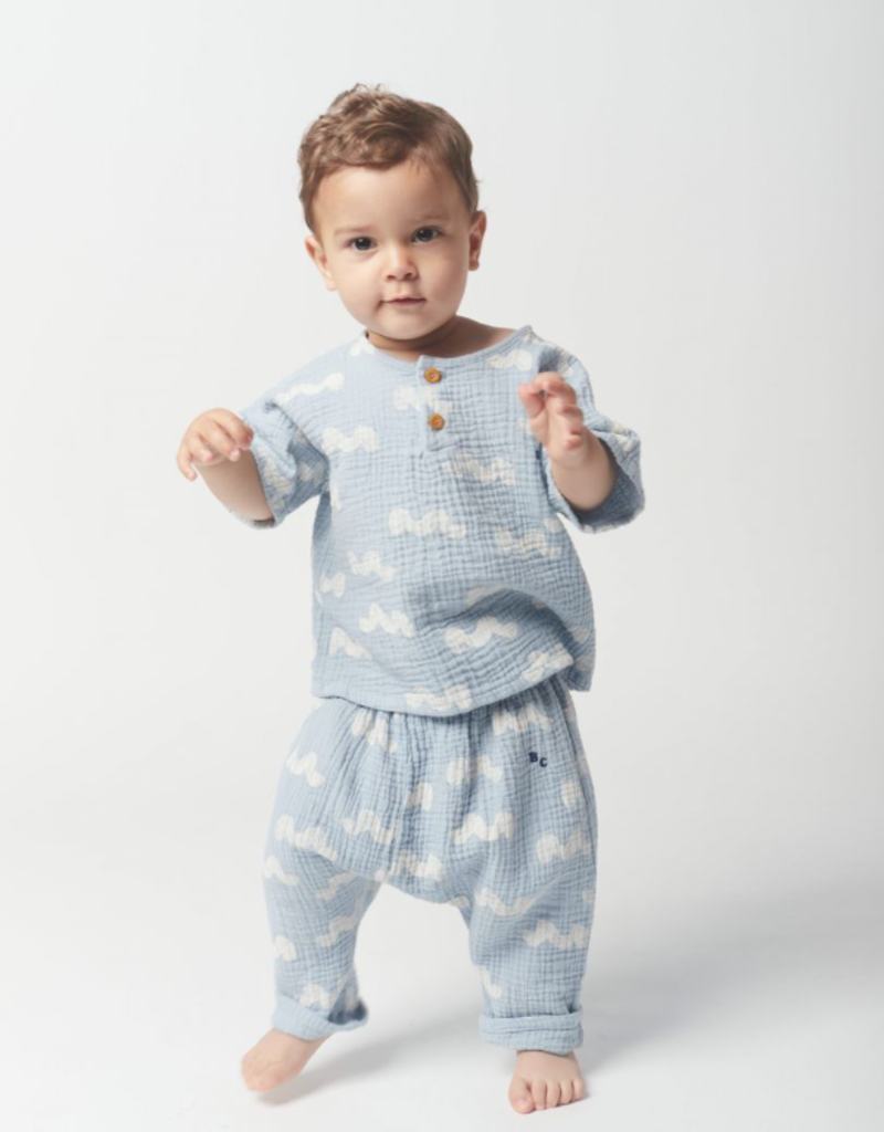 bobo choses Waves all over baggy woven trousers