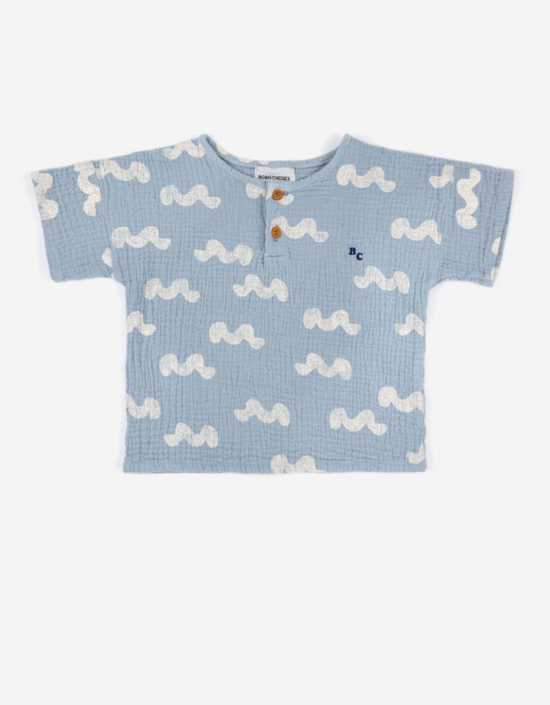 bobo choses Waves all over shirt