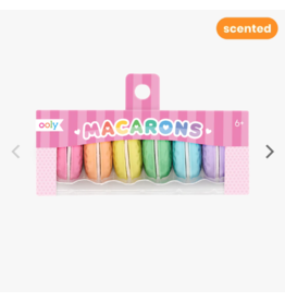 Ooly Macarons Scented Erasers - Set of 6