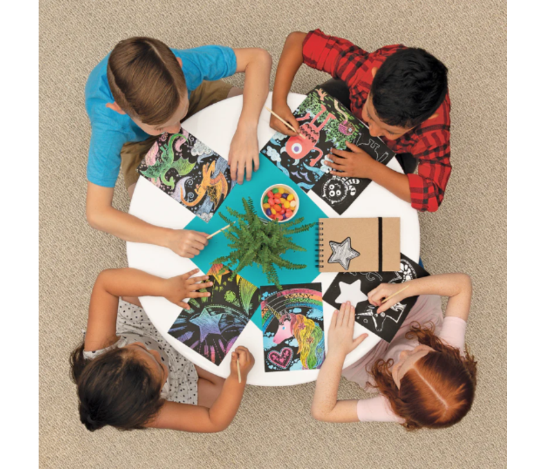 Large Scratch & Scribble Art Kit