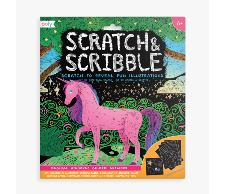Large Scratch & Scribble Art Kit