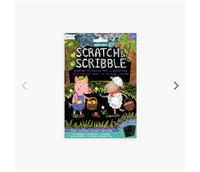 Mini Scratch and Scribble Art Kit