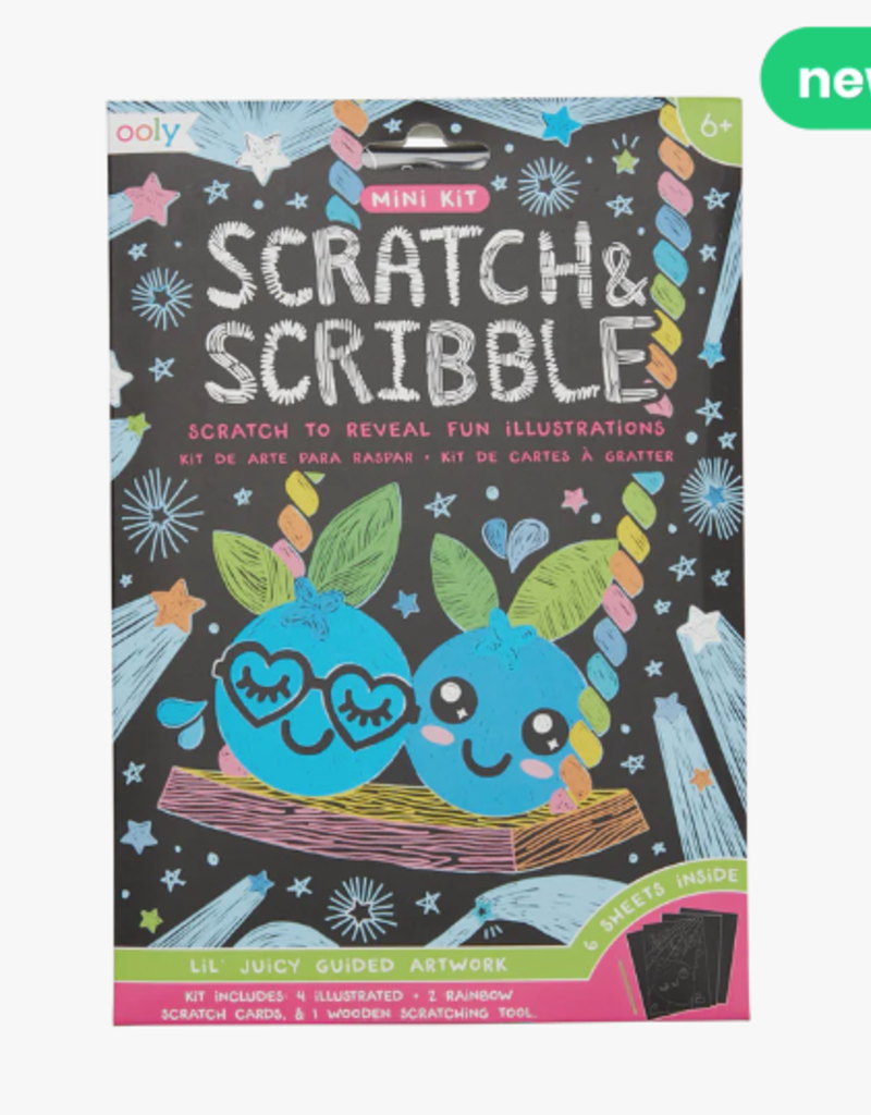 Ooly Mini Scratch and Scribble Art Kit