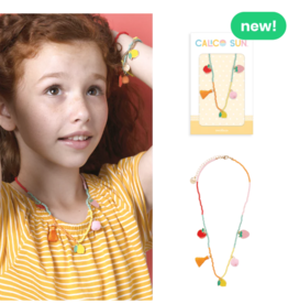Calico Sun Clementine Charm Necklace