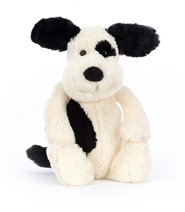 Bashful Black & Cream Puppy