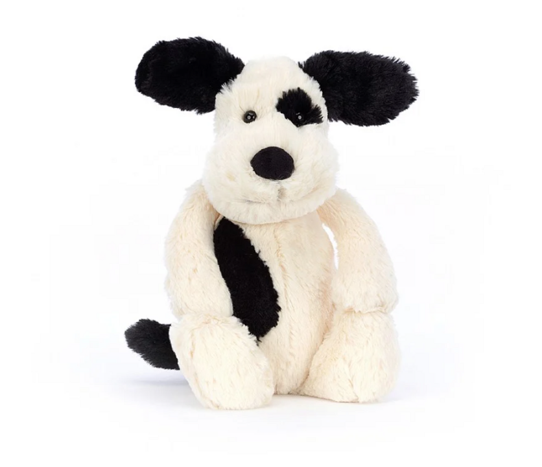 Bashful Black & Cream Puppy