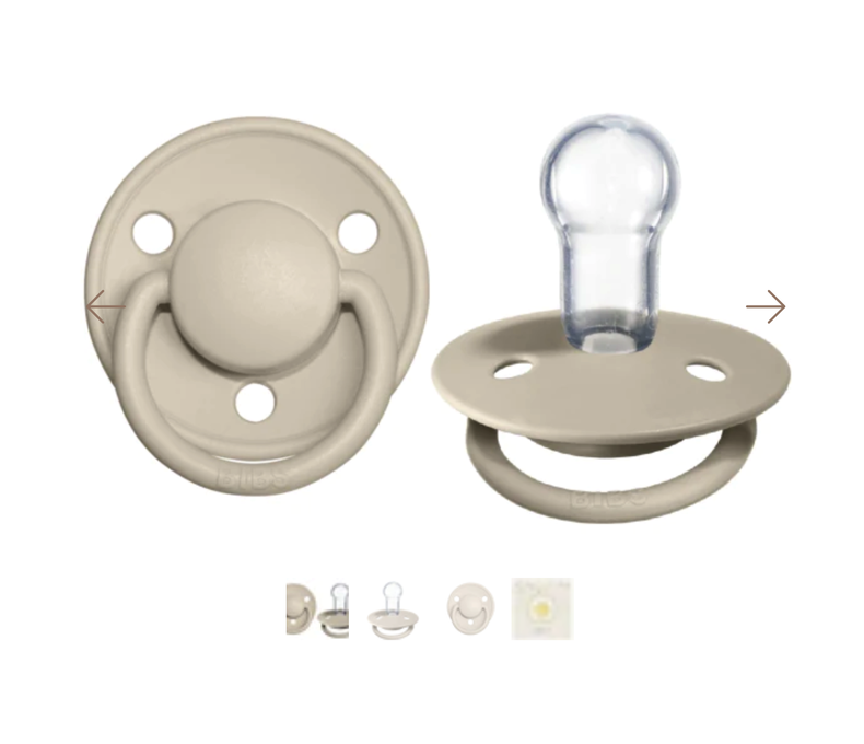 Pacifier De Lux Silicone 2 Pk O/S