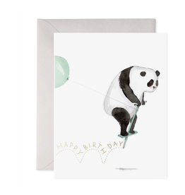 E Frances Paper Pogo Panda Birthday Card