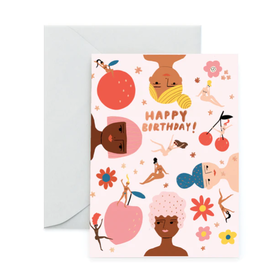 nineteen seventy three Fruity Nudes Birthday Card