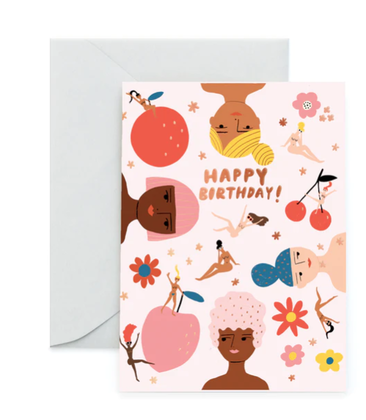 Fruity Nudes Birthday Card