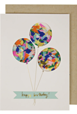 Meri Meri Balloon Confetti Shaker Birthday Card