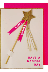 Meri Meri Magic Wand Birthday Card