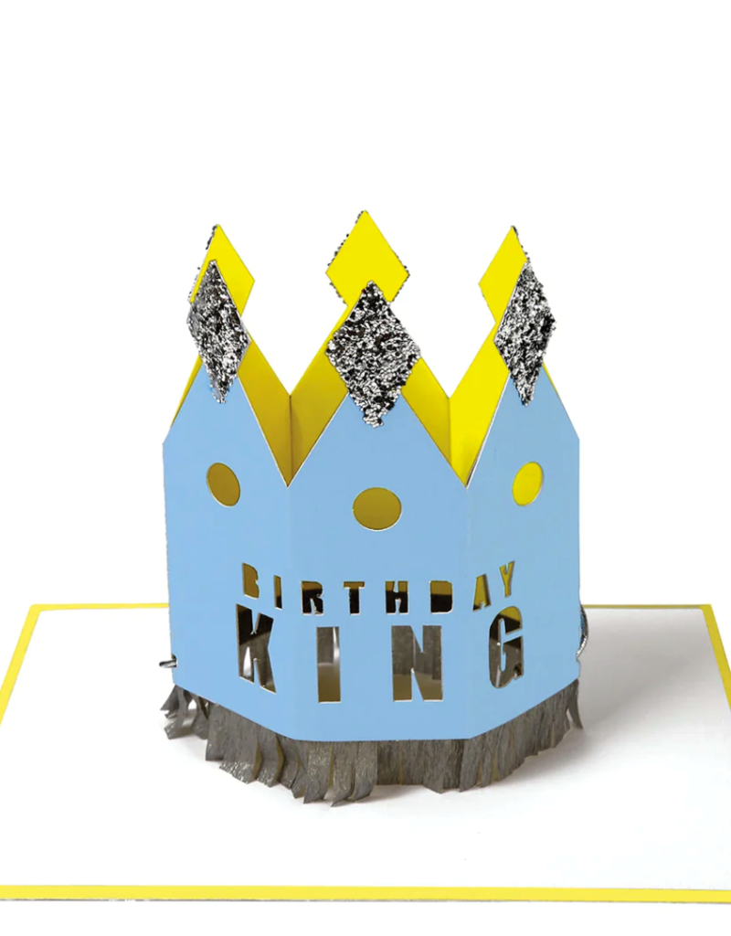 Meri Meri Crowned Birthday King Card