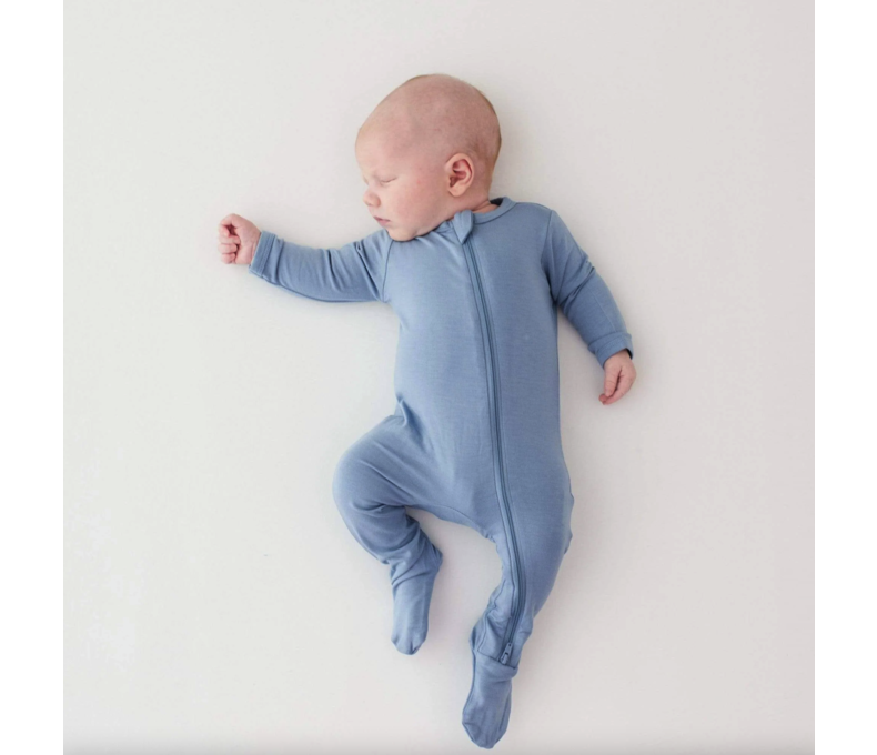 Zippered Footie in Butterfly