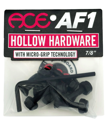 Skateboard Hollow Bolts w/Grippers Allen