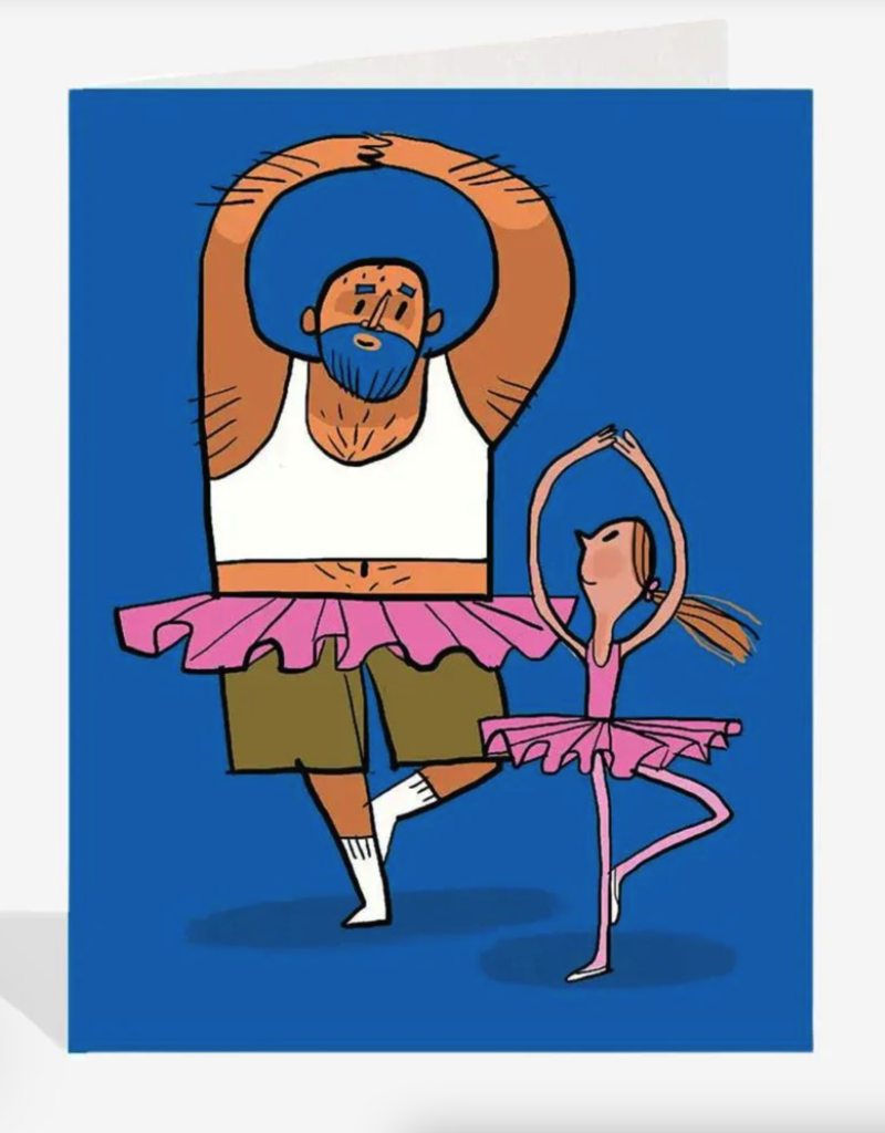 Halfpenny Postage Two Ballerinas Dad Card