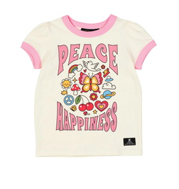 Rock Your Baby Peace Happiness T-Shirt