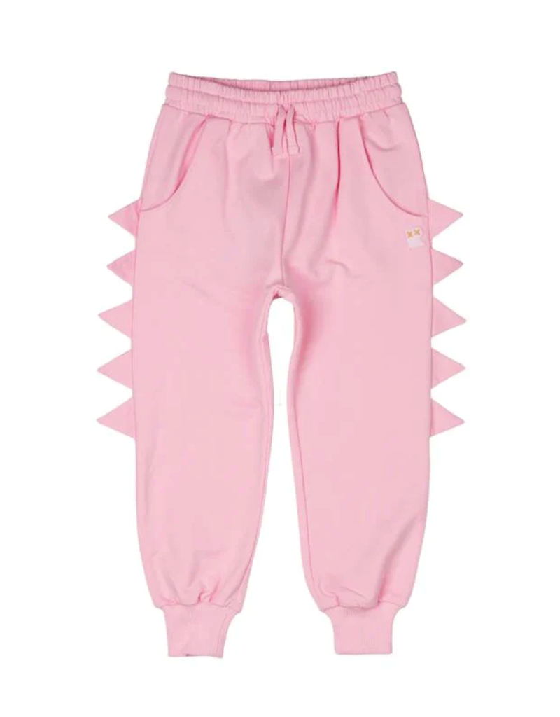 Rock Your Baby Pink Dinosaur Track Pants