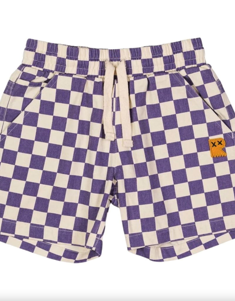 Rock Your Baby Checked Shorts