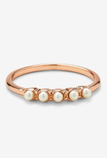 Pura Vida Bracelets Mini Pearl Pave Ring