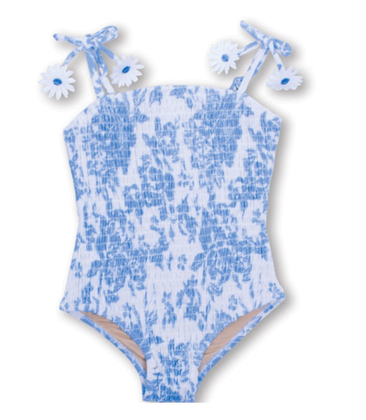 Smocked One Piece Suit