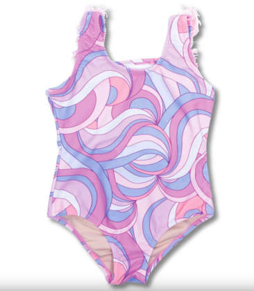 Fringe Back One Piece