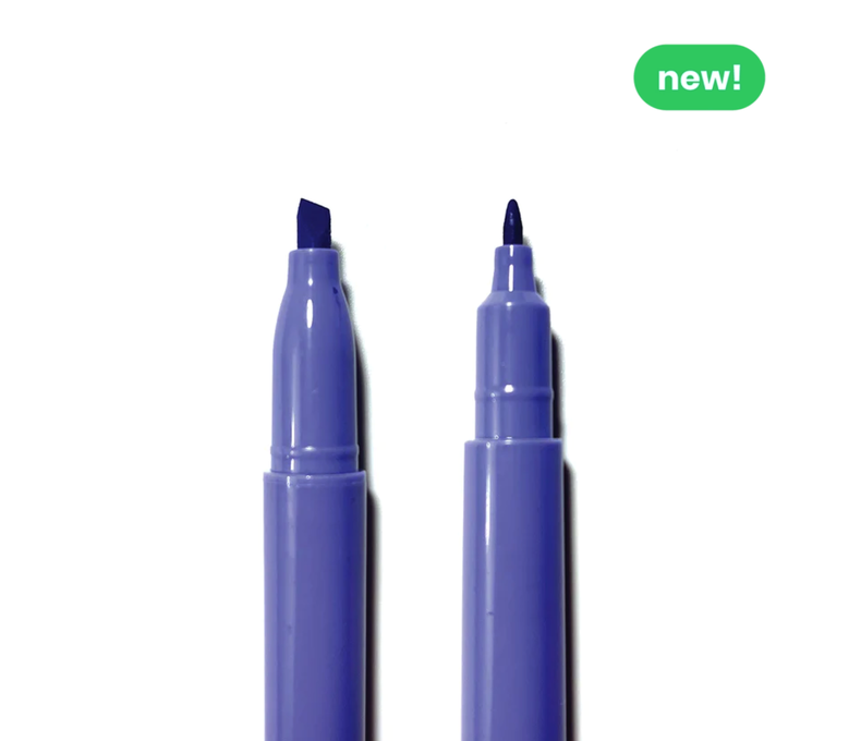 Pastel Hues Soft-Hued Dual Tip Markers (Set of 12)