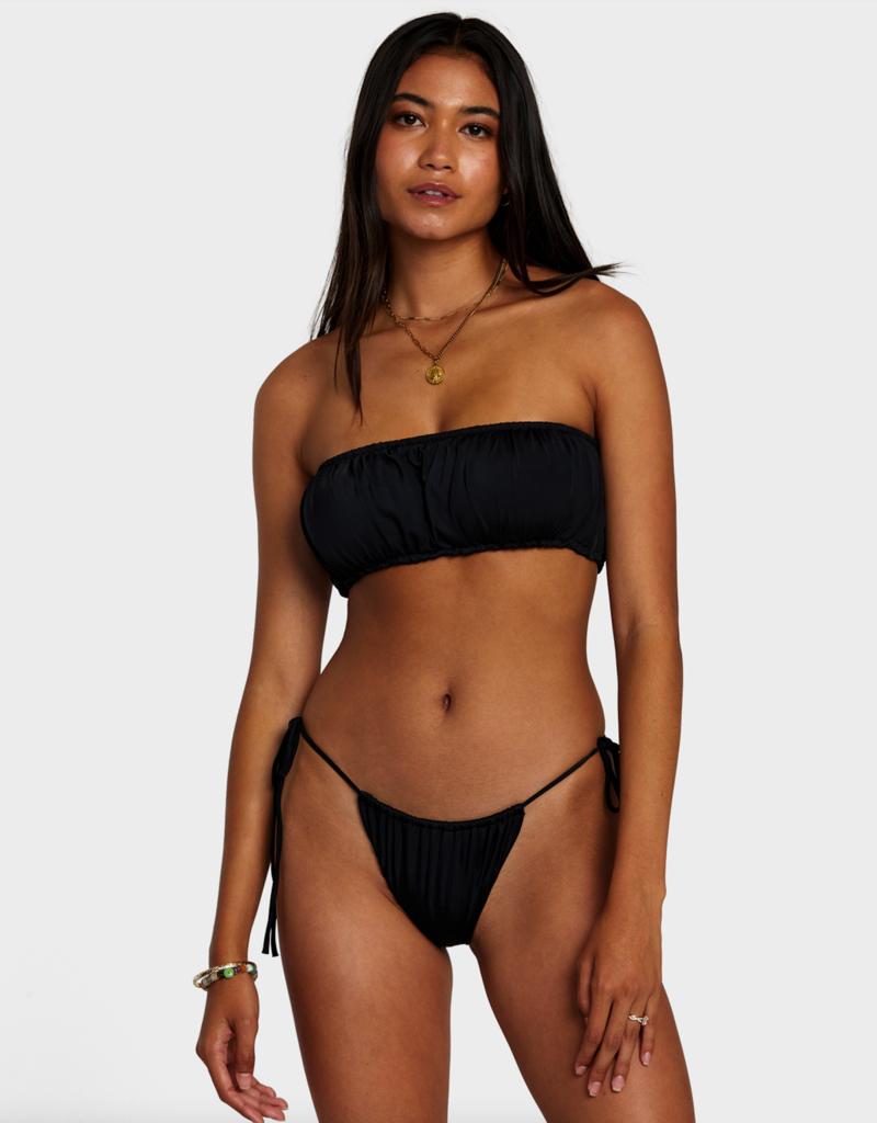 RVCA Solid 2-Way Bandeau Bikini Top