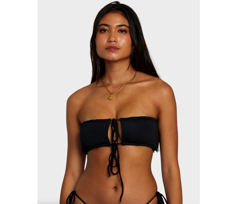 Solid 2-Way Bandeau Bikini Top