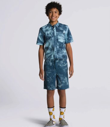 Range Elastic Tie Dye Shorts
