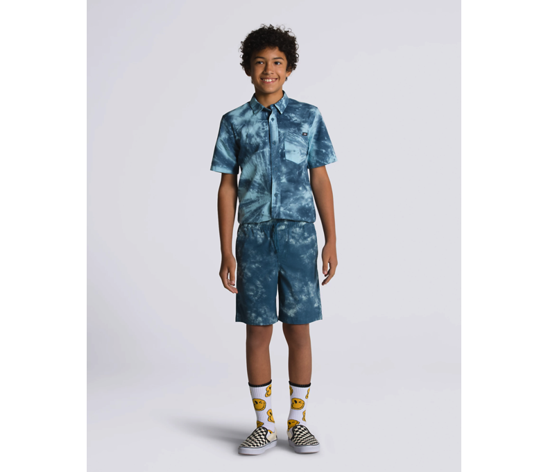 Range Elastic Tie Dye Shorts