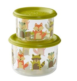 Sugarbooger Good Lunch Large Snack Container, Hoot!, 2 Count