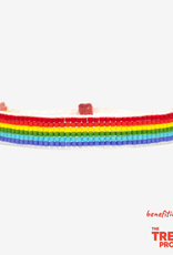 Pura Vida Bracelets Woven Rainbow Seed Bead Bracelet