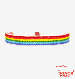 Pura Vida Bracelets Woven Rainbow Seed Bead Bracelet