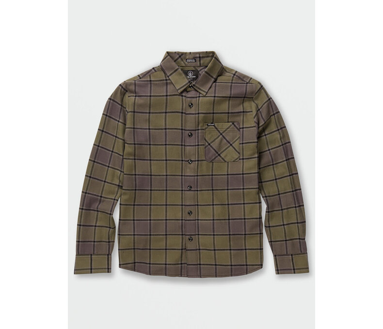 Little Boys Caden Plaid Long Sleeve Flannel