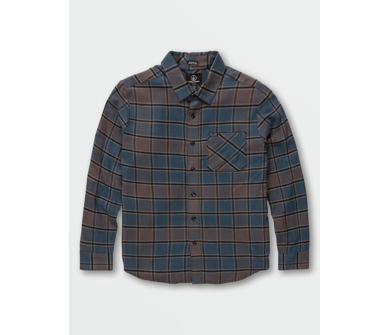 Little Boys Caden Plaid Long Sleeve Flannel
