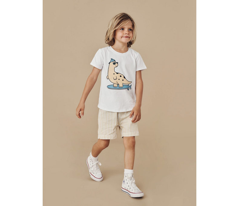 Stripe Reversible Chino Short