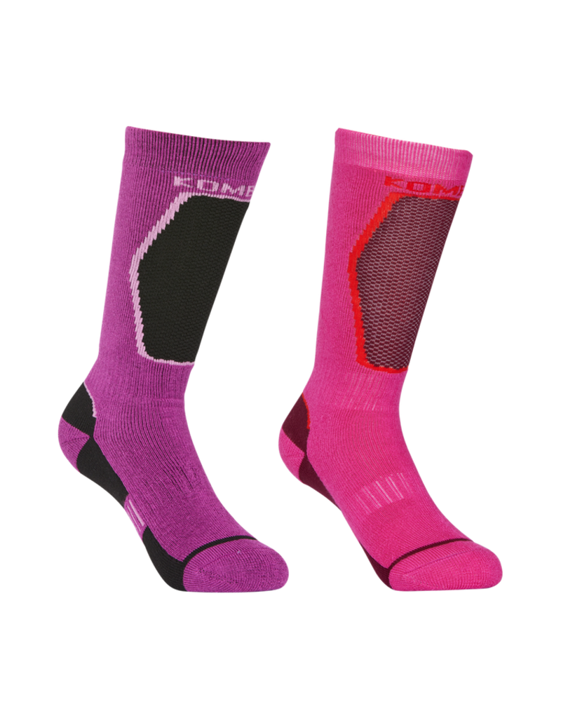 Kombi The Brave Junior Ski Socks Twin Pack The Circle & The Circle Kids